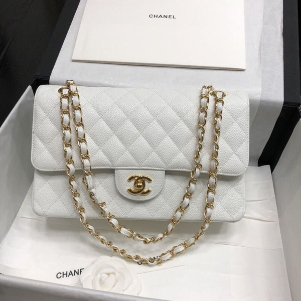 Chanel_Jumbo_Classic_Flap_White_With_OriginalBox