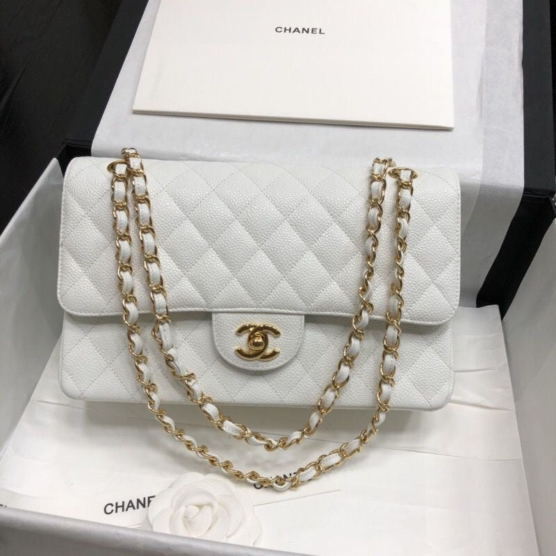 Chanel_Jumbo_Classic_Flap_White_With_OriginalBox