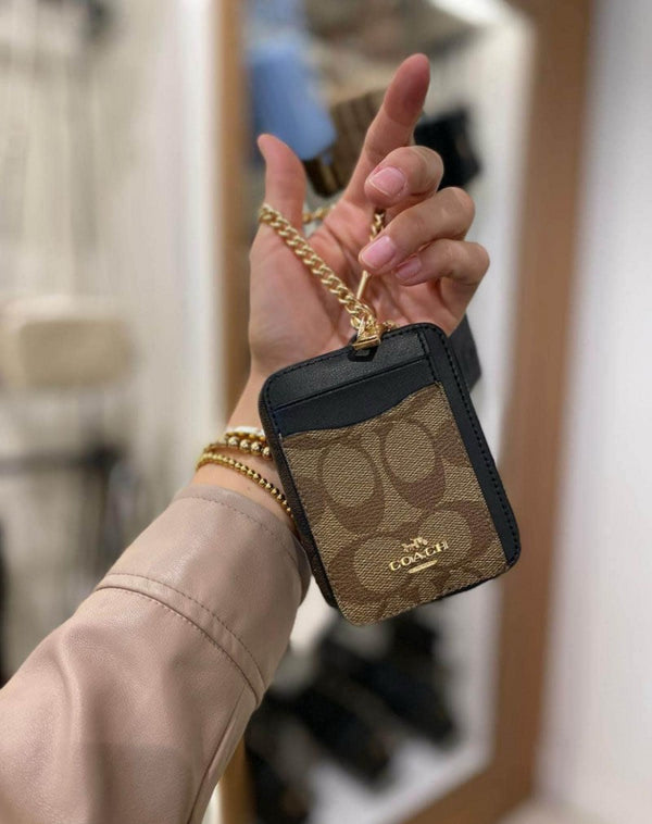 Coach_Zip_Card_Case_Mini_Wallet_With_Original_Box
