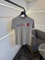 Calvin kline imported round neck tshirt beige grey sale