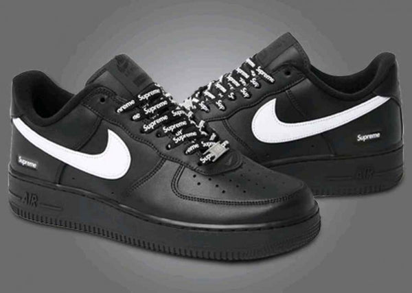 Supreme x Nikkee air force 1 low black white