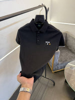 Hugo bos imported polo tshirt black
