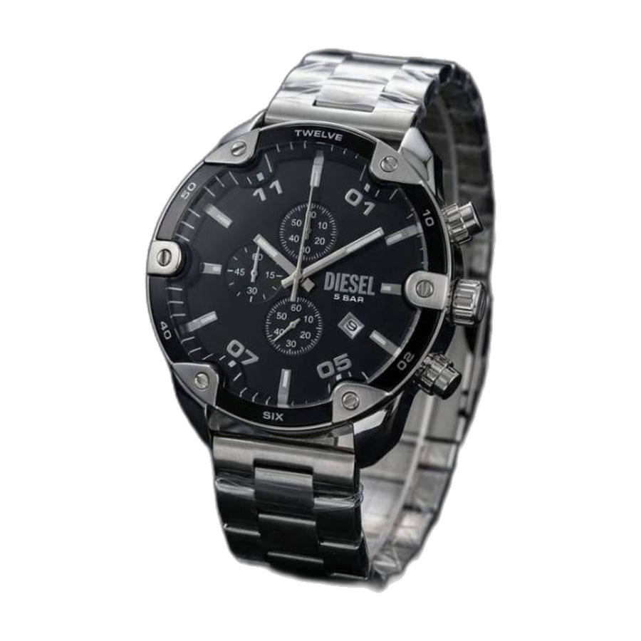 Diesel Spiked silver Black
