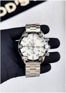Diesel Spiked silver white