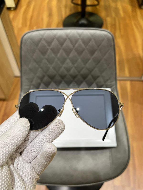 Tom forr Aviator silver Black