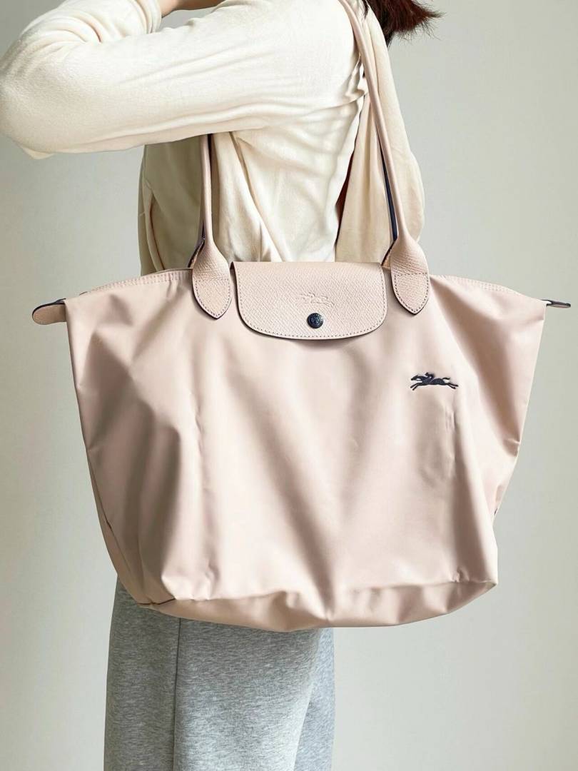 Longchamp Pink Le Pliage Size M Tote bag