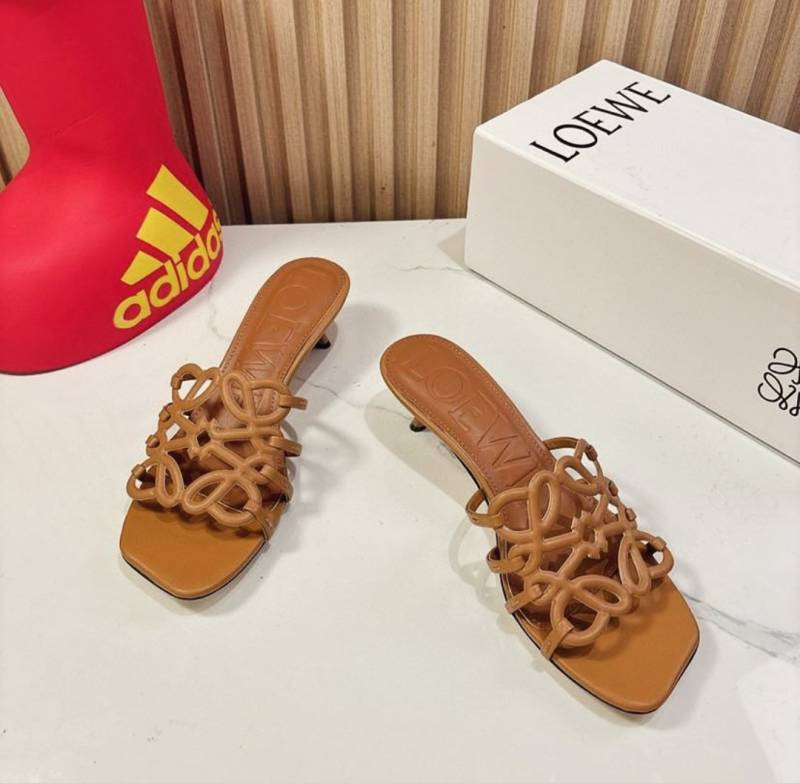 Loewe Petal Anagram Slides For Women With Original Box And Dust Cover