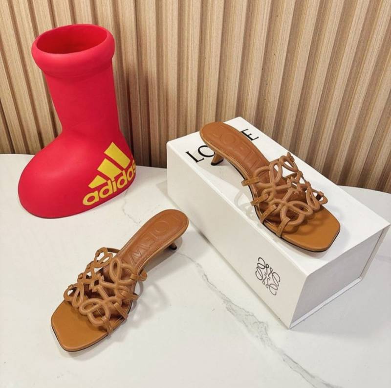 Loewe Petal Anagram Slides For Women With Original Box And Dust Cover