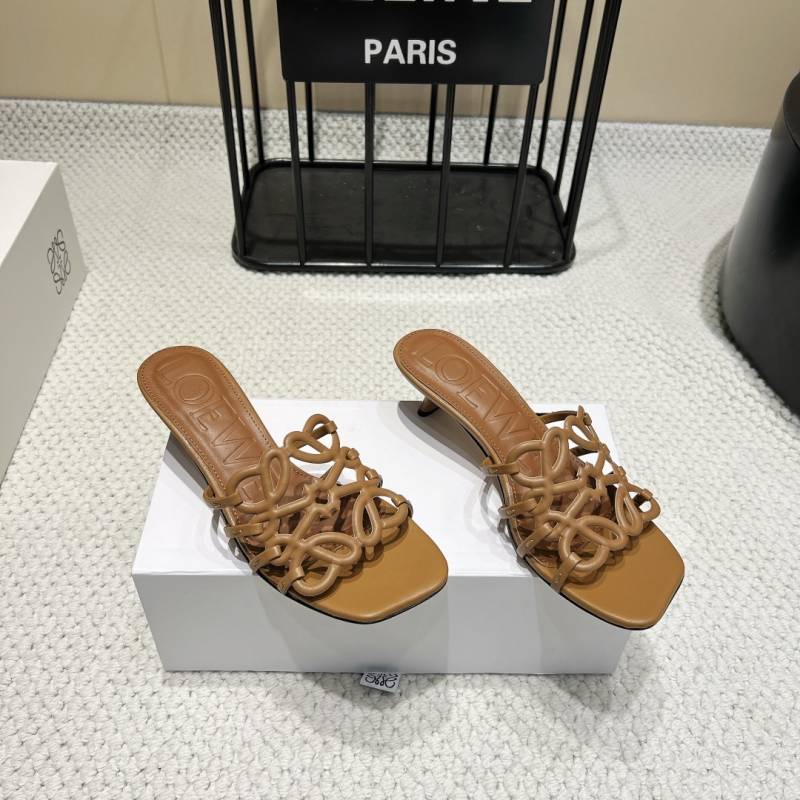 Loewe Petal Anagram Slides For Women With Original Box And Dust Cover