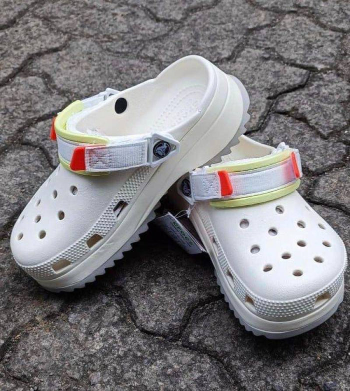 Crocs Classic Hiker Clogs White style idea