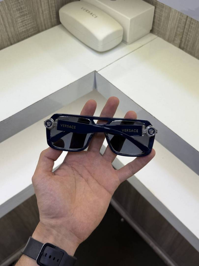 Versace e 4399 Navy Blue Silver