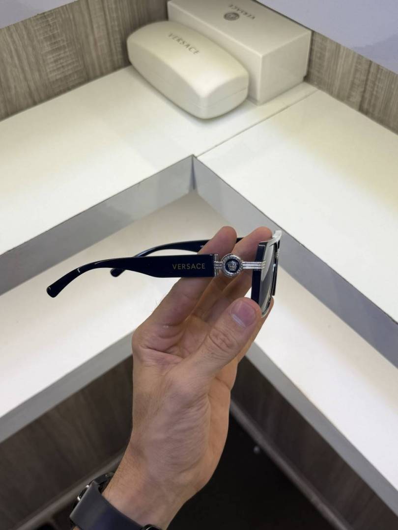 Versace e 4399 Navy Blue Silver