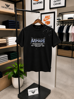 Armaa ni exchange turkey imported round neck tshirt black