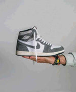 Nike Air Jordan 1 High Washed Grey Black 885