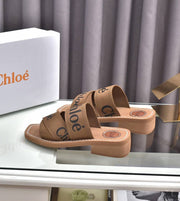 Chloe Woody Heeled Mules With Original Box & Dust Cover