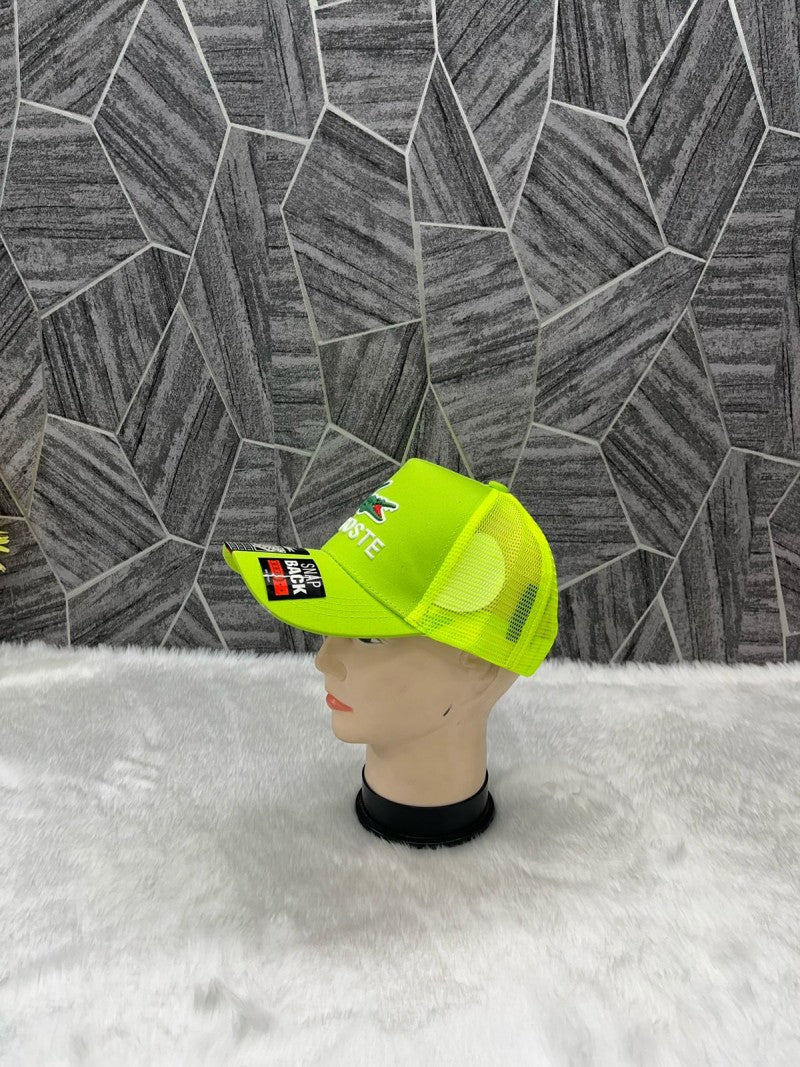 Lacoste_Crocodile_Front_Logo_Net_Premium_Unisex_Cap_With_Safety_Box_(Green)