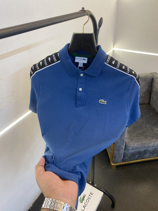 Lacoste imported box pack polo tshirt mid blue sale