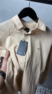 Armani Exchang e Premium Linen Shirts 2427.