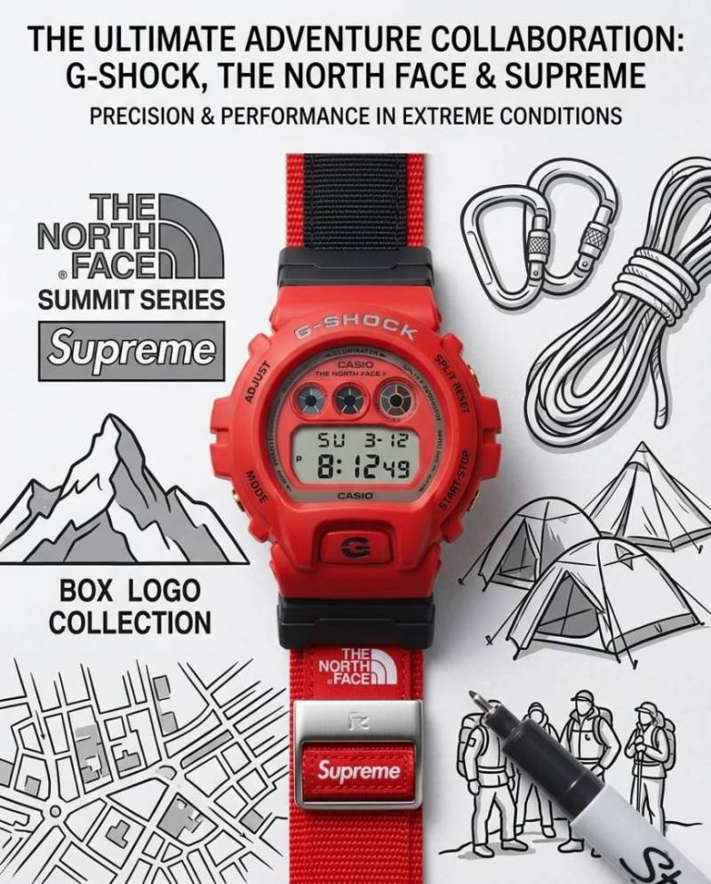 Casio G-Shock x Supreme x Special Edition Red