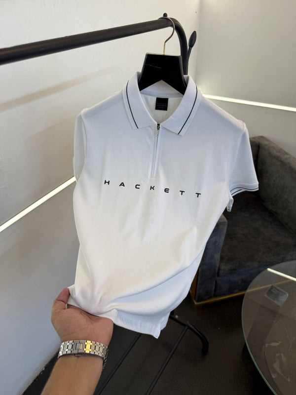 Hackett sports imported polo tshirt white sale
