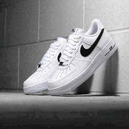 Nike airforce 1 white black swoosh