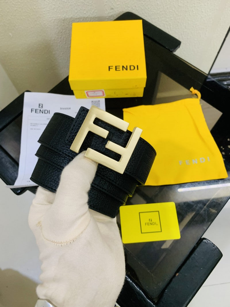 Fendi GOLDEN PRINTED PREMIUM QUALITY BELT WITH BOX
