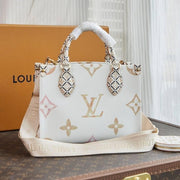 Louis Vuitton_LV M22976 On The Go Pochette With OG Double Box & Dust Bag - Coin Pouch (White Brown - 622)