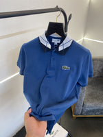 Lacoste imported box pack polo tshirt blue