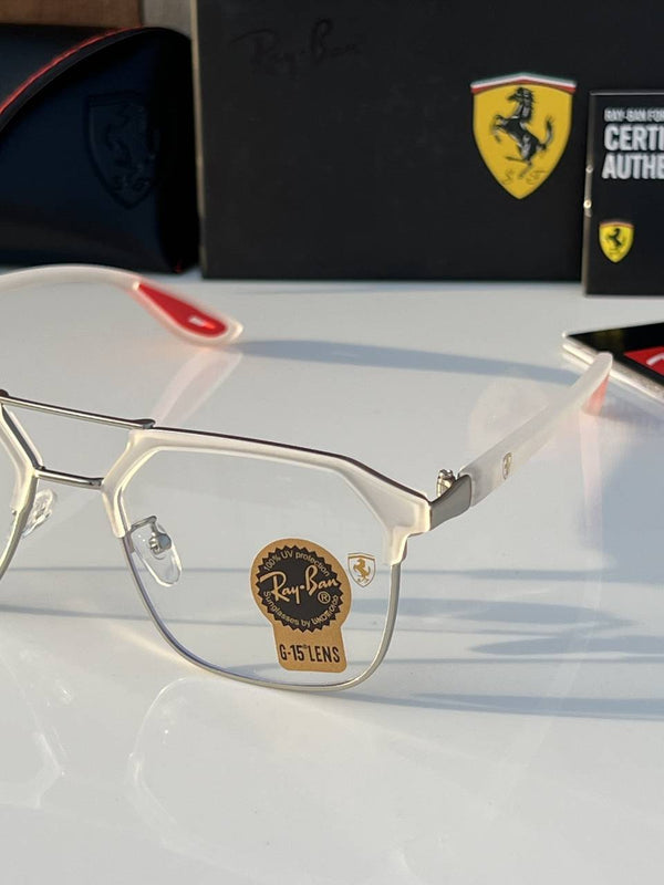 Rey ban 04 white plano