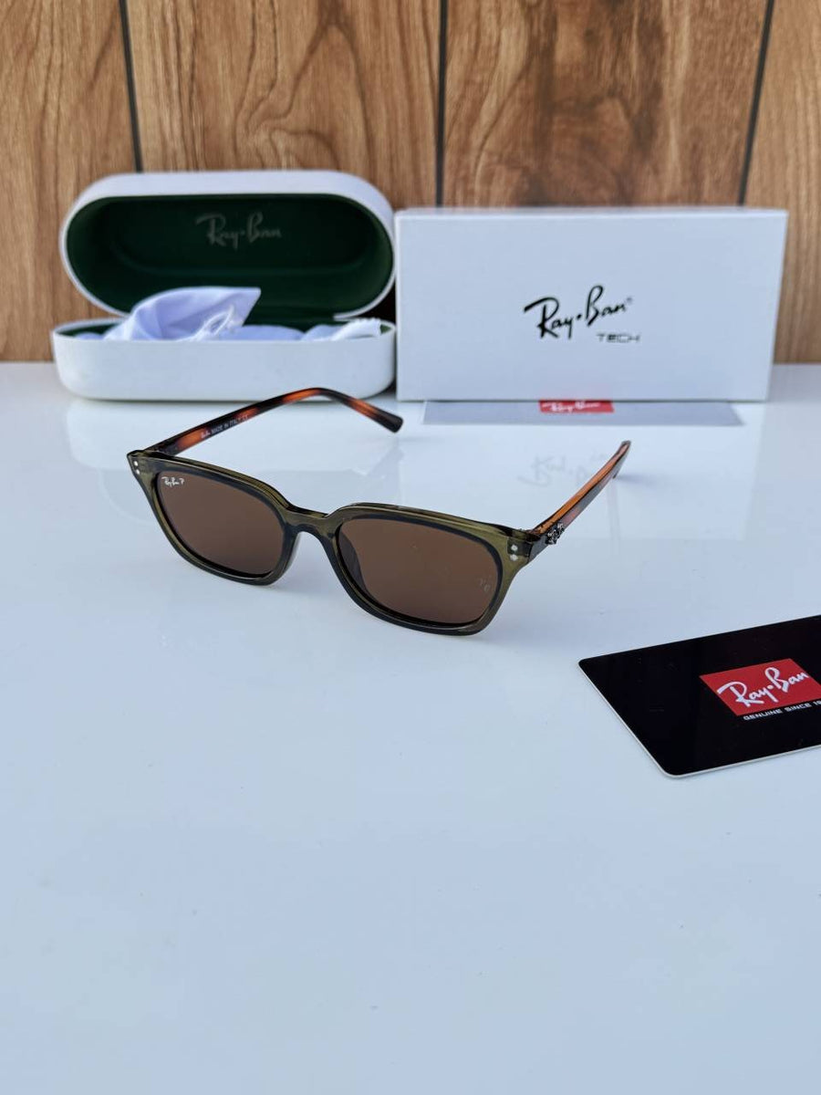 Ray-Ban 4456 olive tiger brown