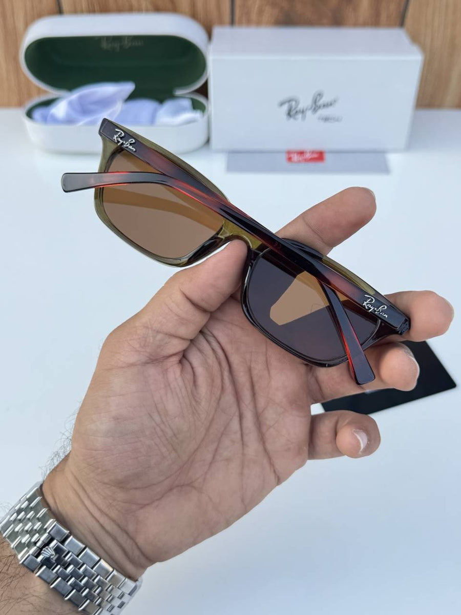 Ray-Ban 4456 olive tiger brown