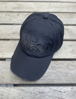 Bottom Law Premium Black Denim Premium Unisex Cap (With Safety Box)