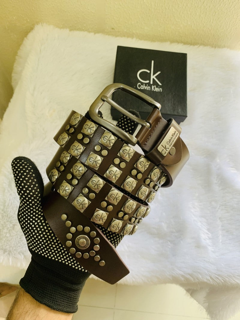 16 CK CALVIN KLIE_N PRINTED PREMIUM QUALITY BELT WITH BOX