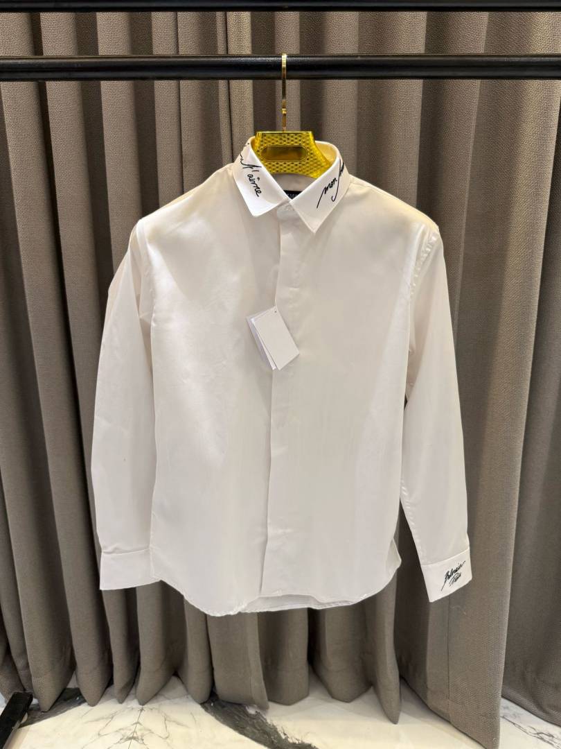 Balmain Imported Full Sleeves Shirt White