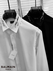 Balmain Imported Full Sleeves Shirt White