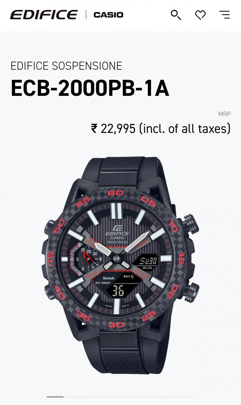 Casio Edifice Ecb-2000PB