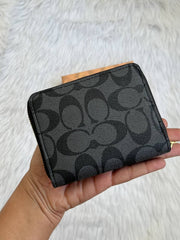 Coach_107_Black_Mini_Wallet_With_OriginalBox