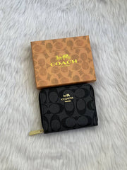 Coach_107_Black_Mini_Wallet_With_OriginalBox