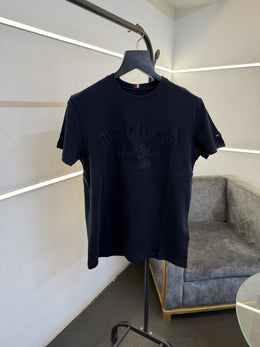 Tommy hilfigar round neck imported tshirt navy blue sale