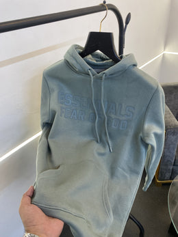 Essentials fear of god imported hoodie dusty blue