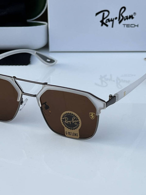 Rey ban 04 white brown
