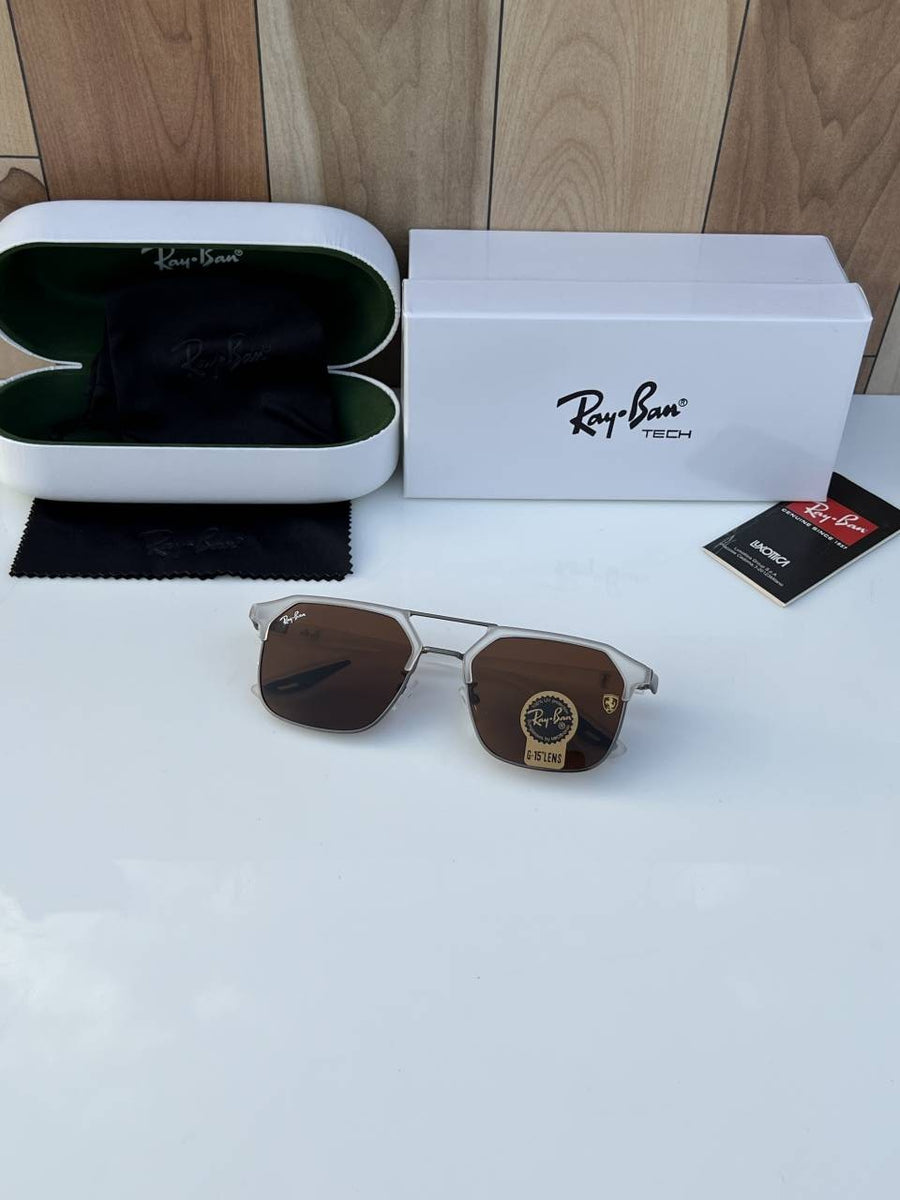Rey ban 04 white brown