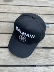 Balmain_B_Black_White_Premium_Unisex_Cap_With_Safety_Box