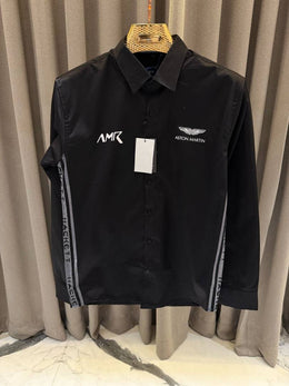 Hackett Aston Martin Shirt Black Side Print