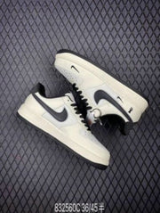 Nike airforce 1 07 low violent bear joint linen beige black sneaker