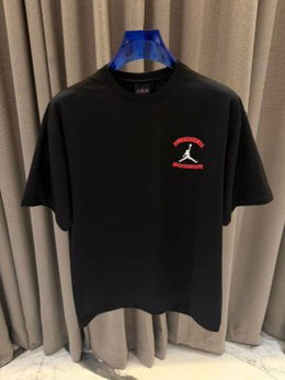 Jordan_impoted primium T-shirt Drop Shoulder Black