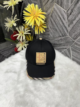 Burberry_Equestrian_Knight_Black_Monogram_Premium_Unisex_Cap_(With_Safety_Box)