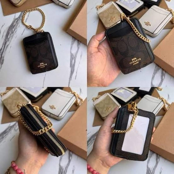 Coach_Zip_Card_Case_Mini_Wallet_With_Original_Box