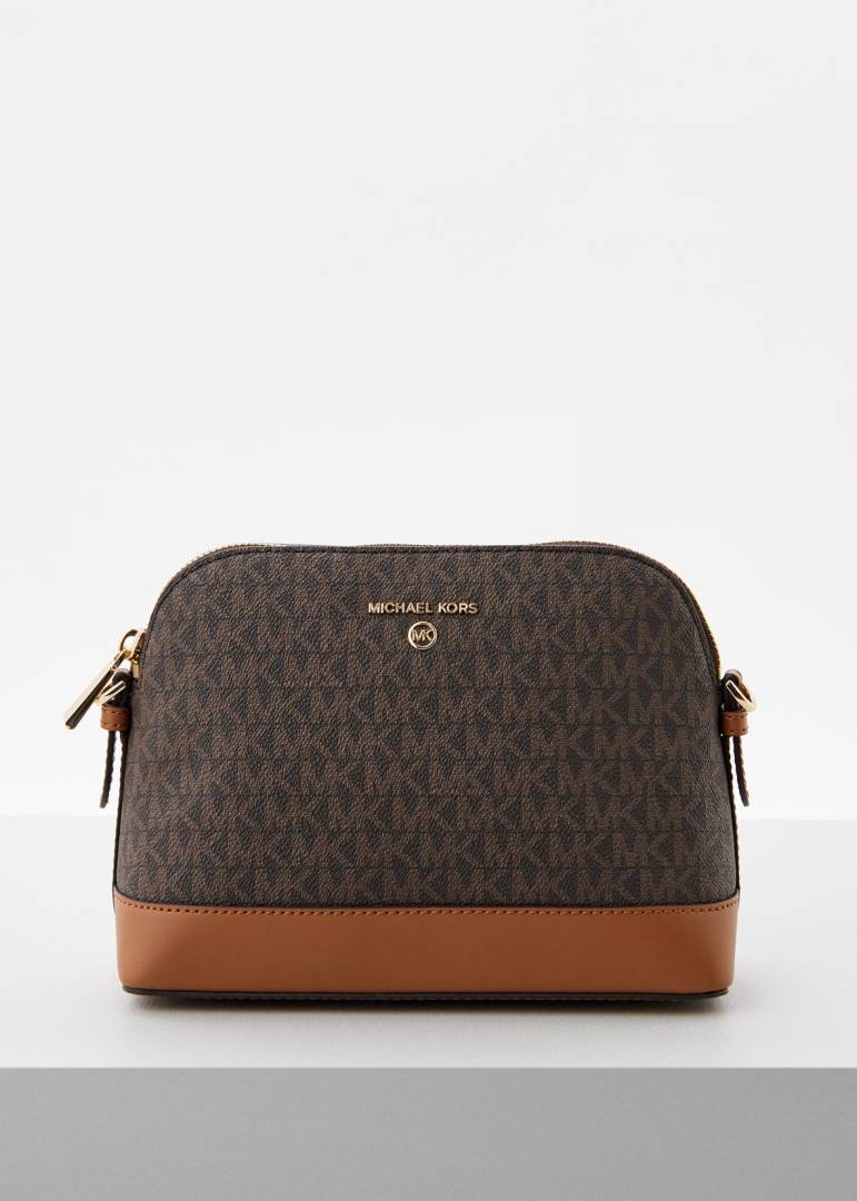 Michael Kors_Brown_Dome_Crossbody_Bag_With_OriginalBox