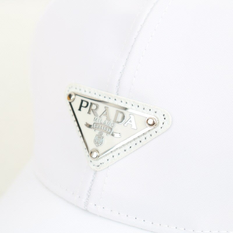 Prada_Re_Edition_Nylon_White_Front_Logo_Premium_Unisex_Cap_(With_Safety_Box)